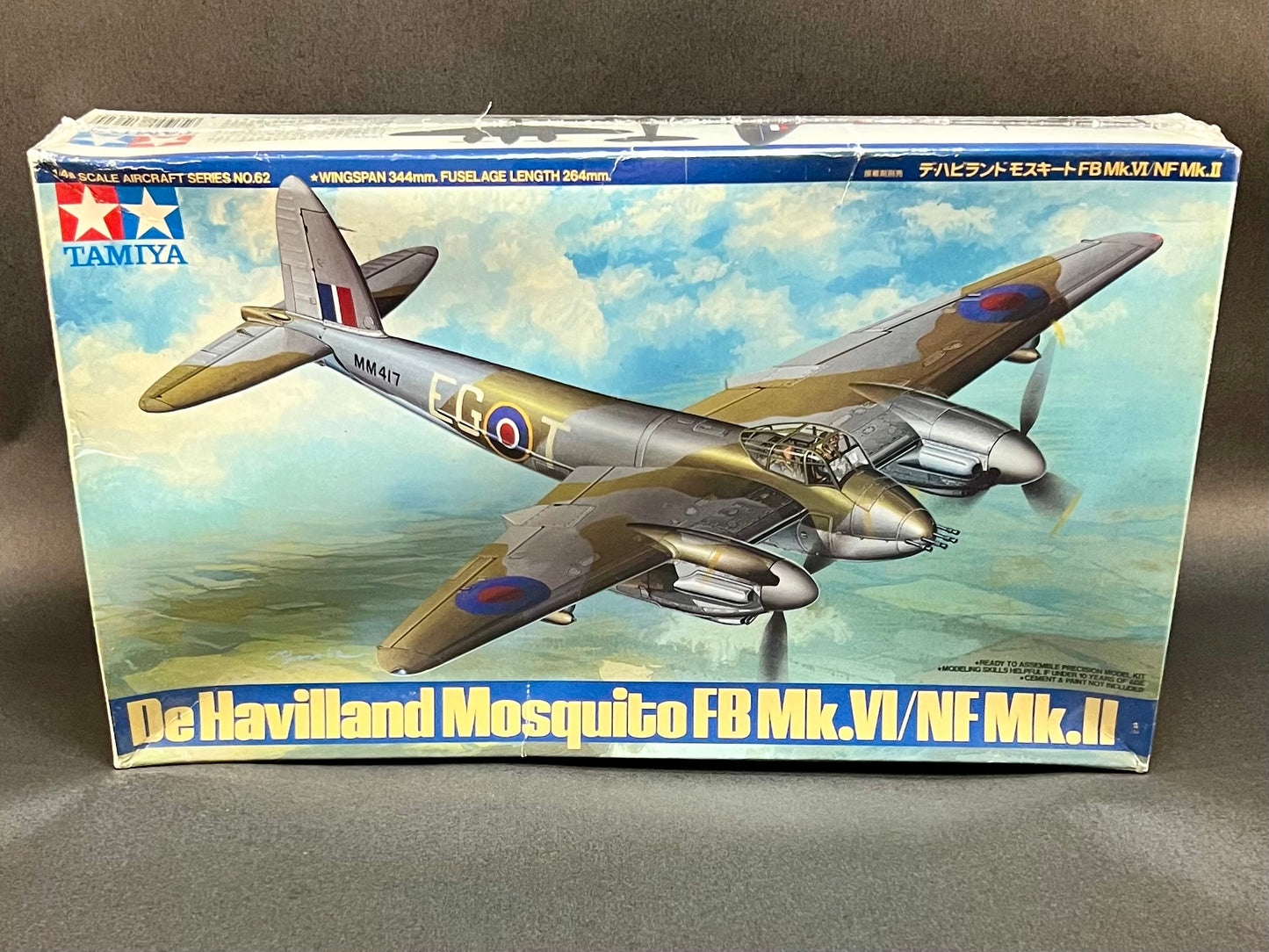 Tamiya Model Kit 61062 1:48 Scale De Havilland Mosquito FB Mk.VI/NF Mk.II