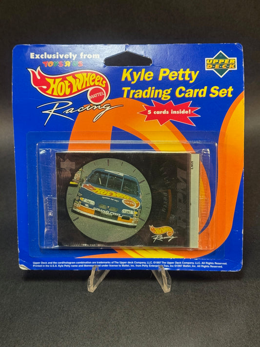 1997 Hot Wheels Racing Upper Deck Toys R Us Exclusive Kyle Petty Trading Card Set