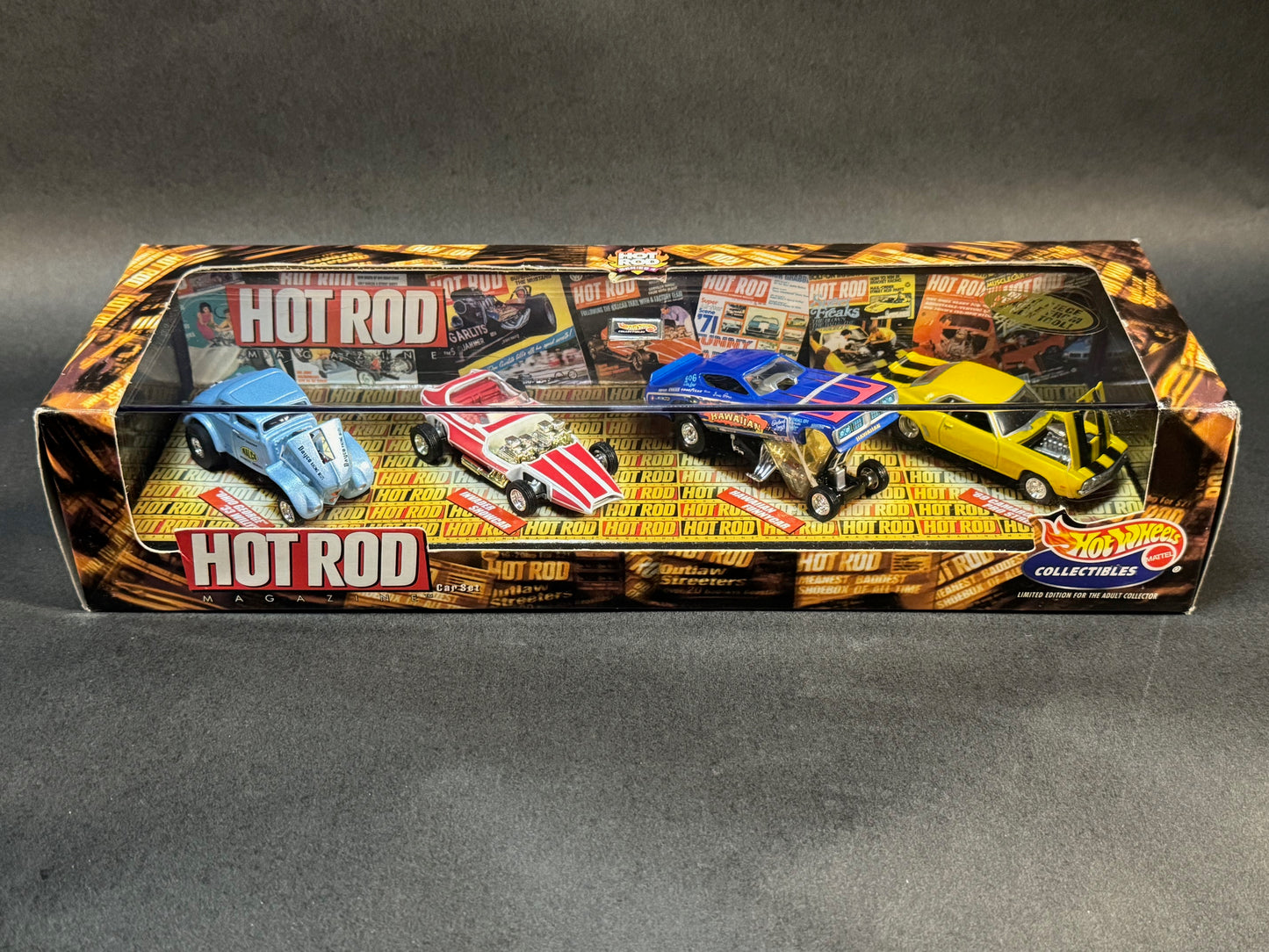 1999 Hot Wheels Collectibles Hot Rod Magazine 4 Car Set