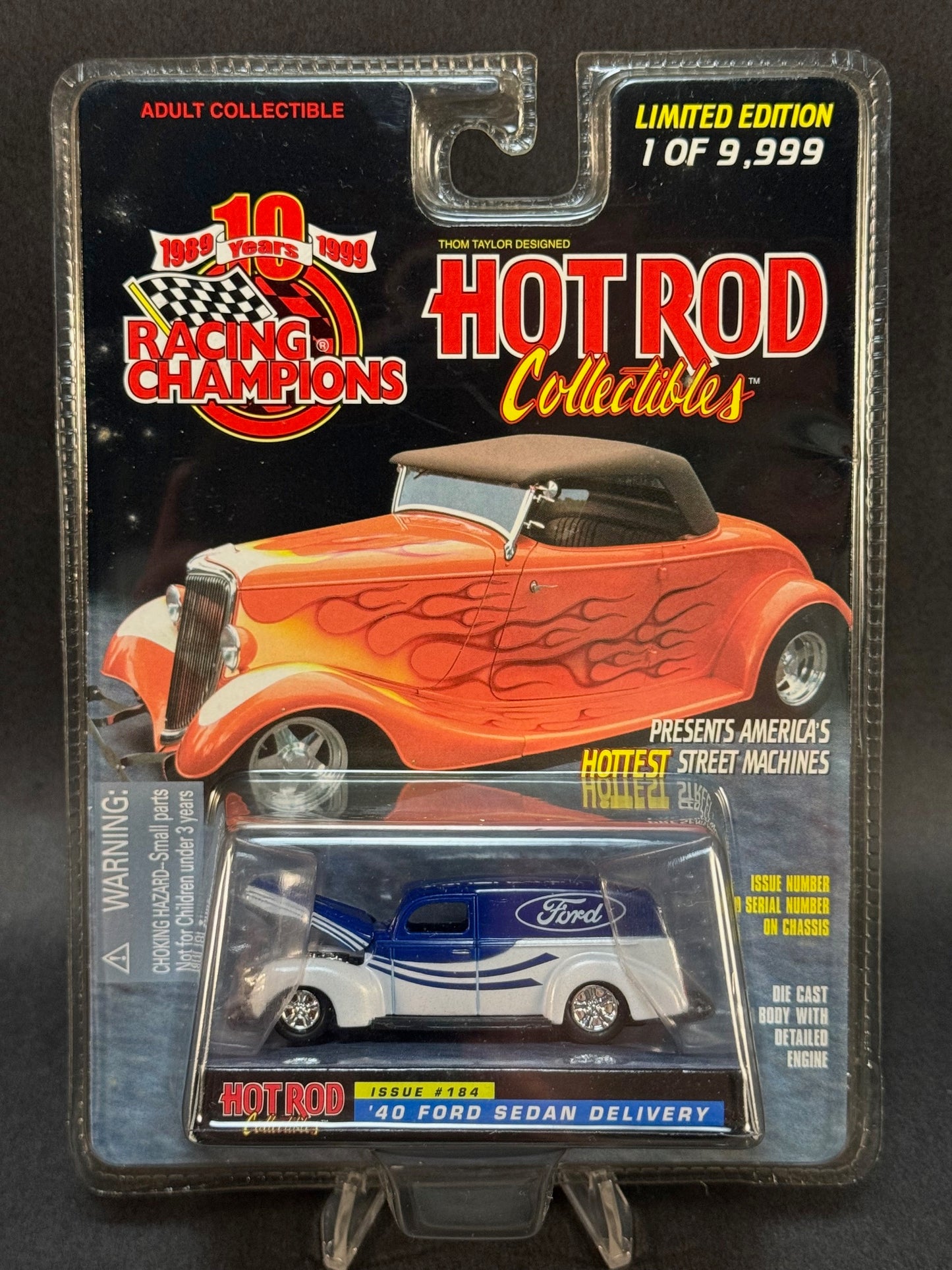 1999 Racing Champions Hot Rod Collectibles Issue #184 '40 Ford Sedan Delivery