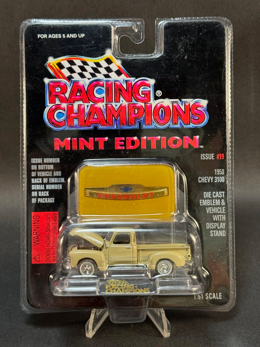 1996 Racing Champions MINT Edition Issue #19 1950 Chevy 3100, Tan