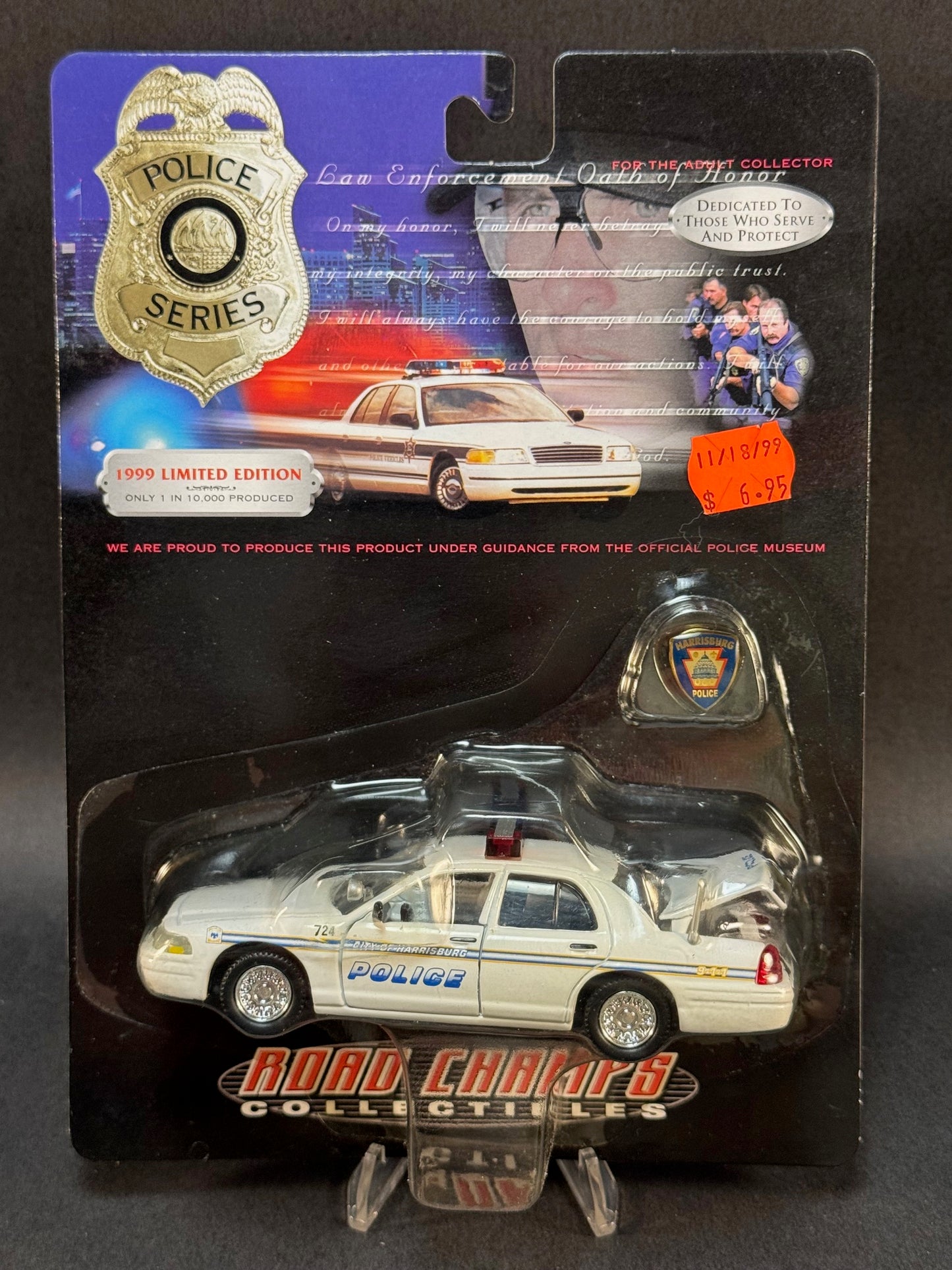 1999 Road Champs Collectibles Police Series City of Harrisburg Police