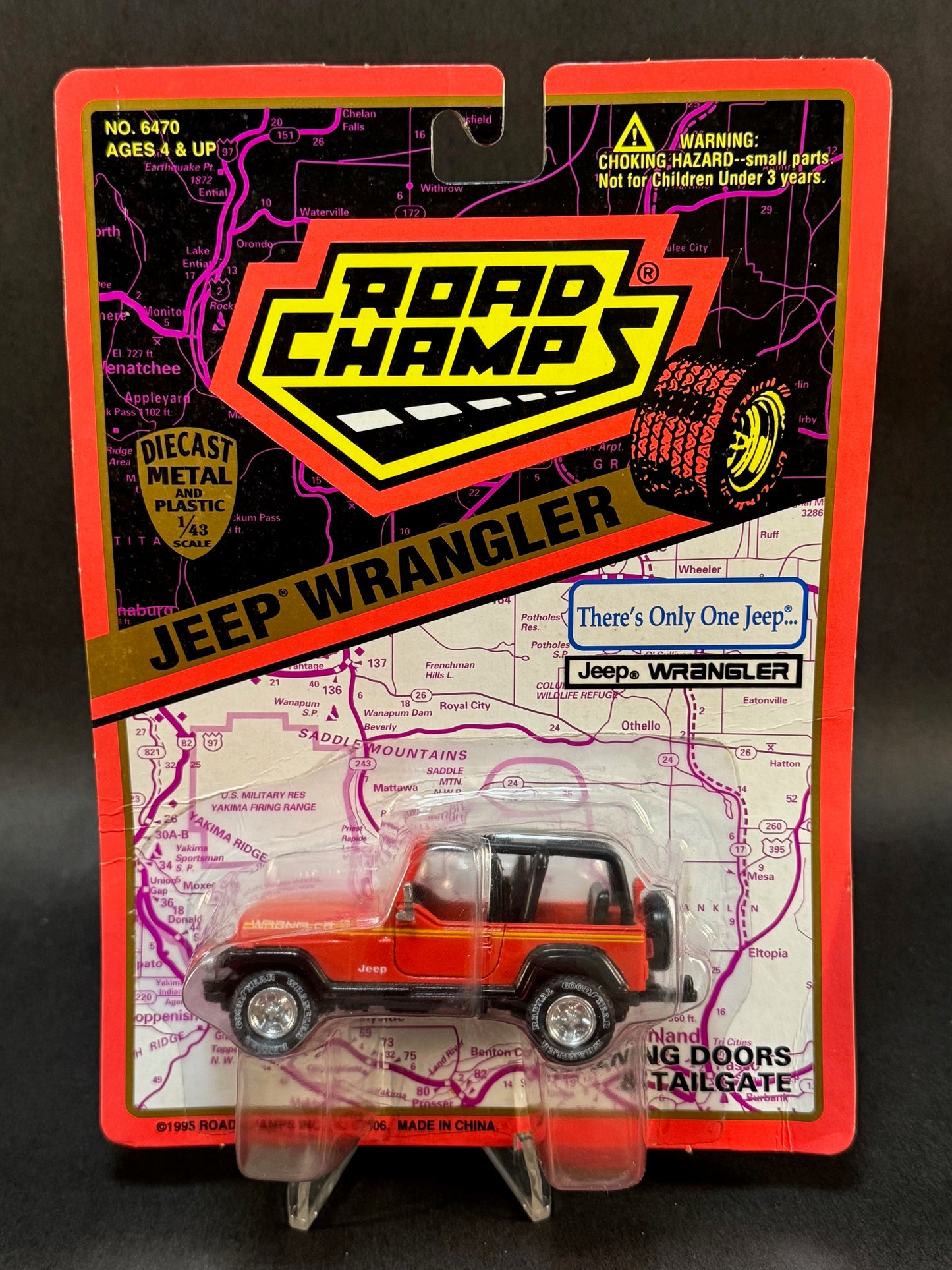 1995 Road Champs Jeep Wrangler Series Jeep Wrangler, Red