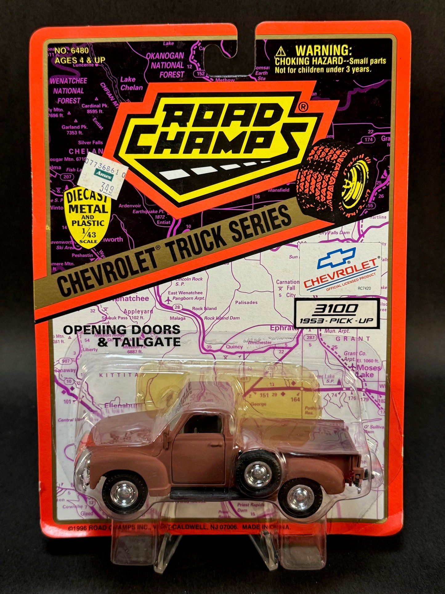 1996 Road Champs Chevrolet Truck Series 1953 Chevy 3100 Pick-Up, Red
