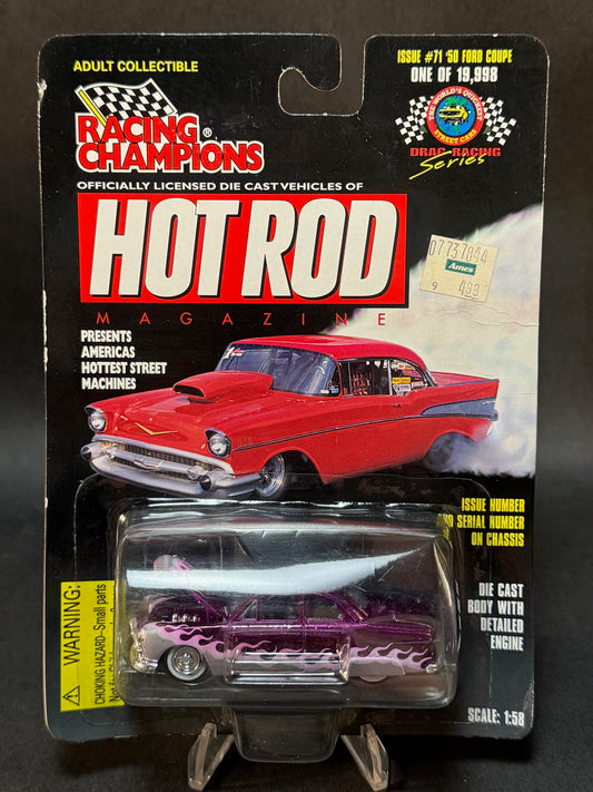 1998 Racing Champions Hot Rod Magazine Issue #71 '50 Ford Coupe, Purple
