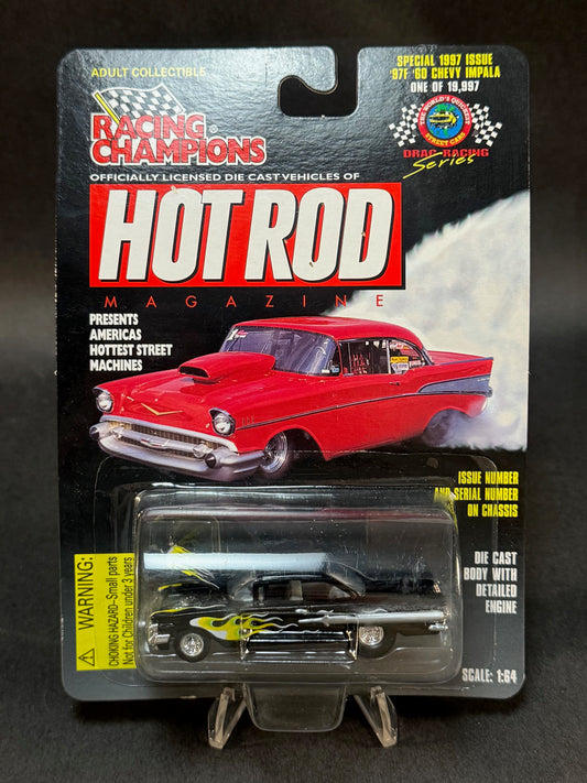 Racing Champions Special 1997 Hot Rod Magazine #97F '60 Chevy Impala, Black