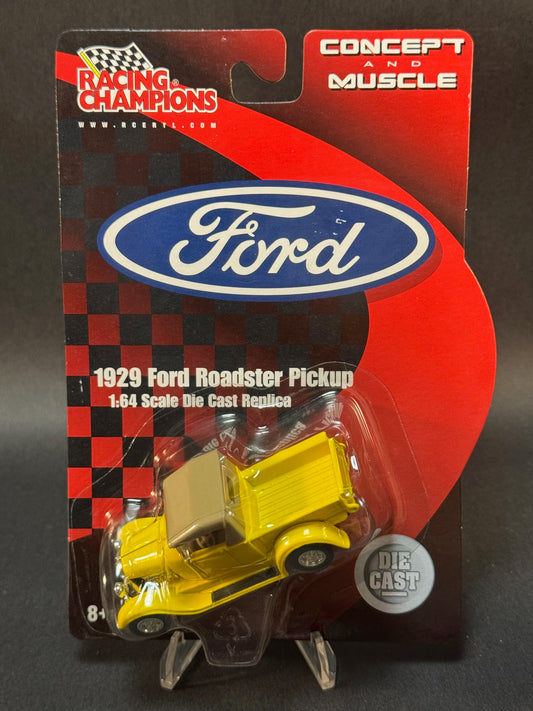 2001 Racing Champions Concept and Muscle 1929 Ford Roadster Pickup, Yellow