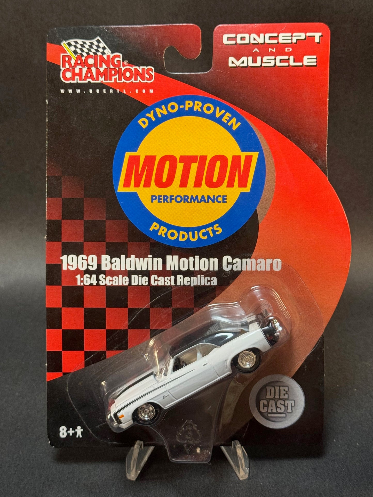 2001 Racing Champions Concept and Muscle 1969 Baldwin Motion Camaro, White
