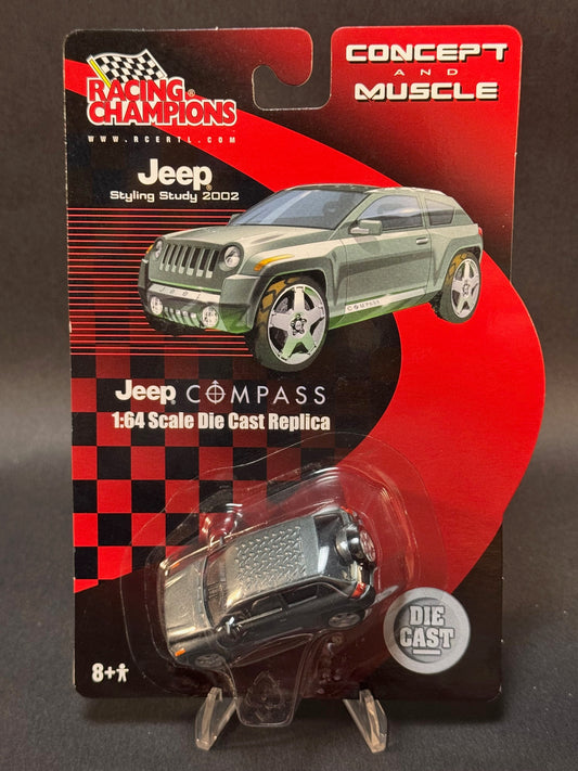 2002 Racing Champions Concept and Muscle Jeep Compass, Silver