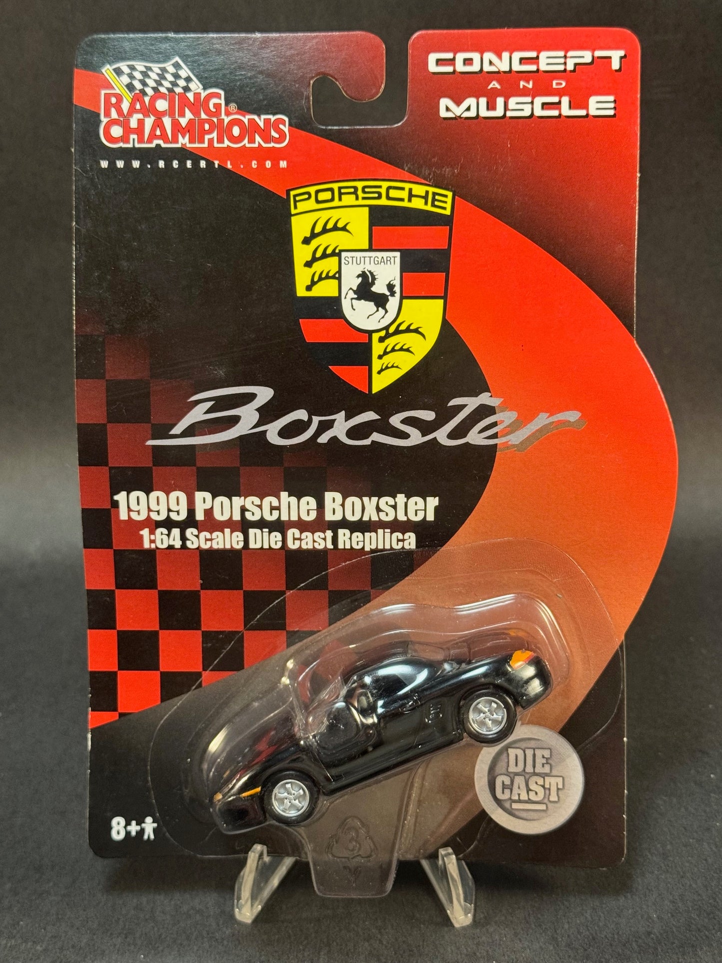 2001 Racing Champions Concept and Muscle 1999 Porsche Boxster, Black