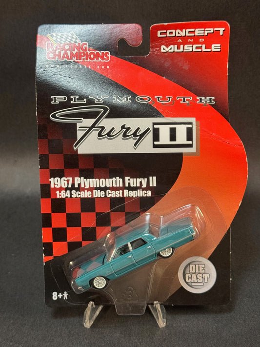 2001 Racing Champions Concept and Muscle 1967 Plymouth Fury II, Blue