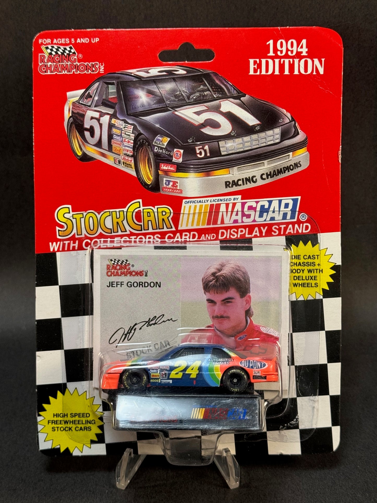 1994 Racing Champions NASCAR Stock Car Jeff Gordon #24, Blue