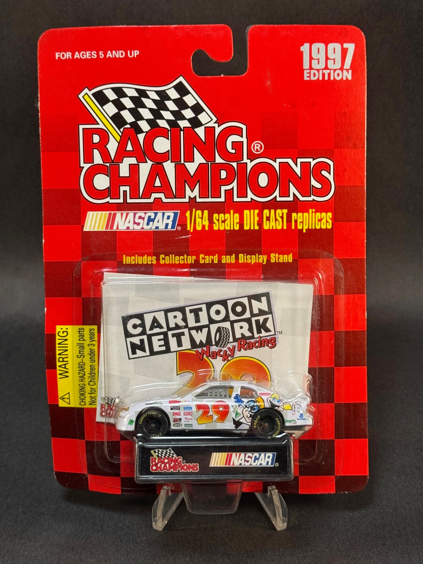 1997 Racing Champions NASCAR Jeff Green Cartoon Network #29, White