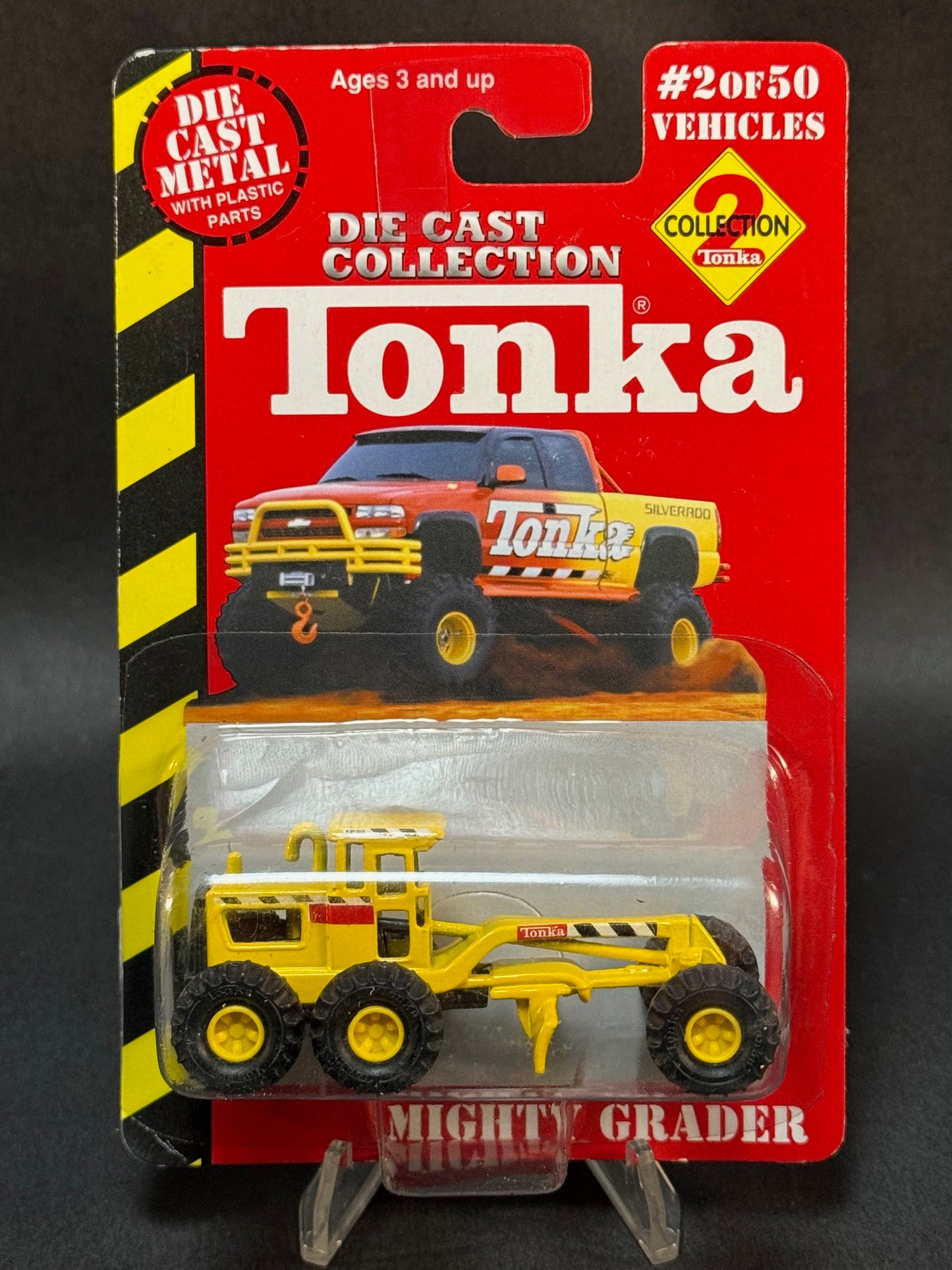 2000 Maisto Tonka Collection 2 #2 of 50 Mighty Grader, Yellow