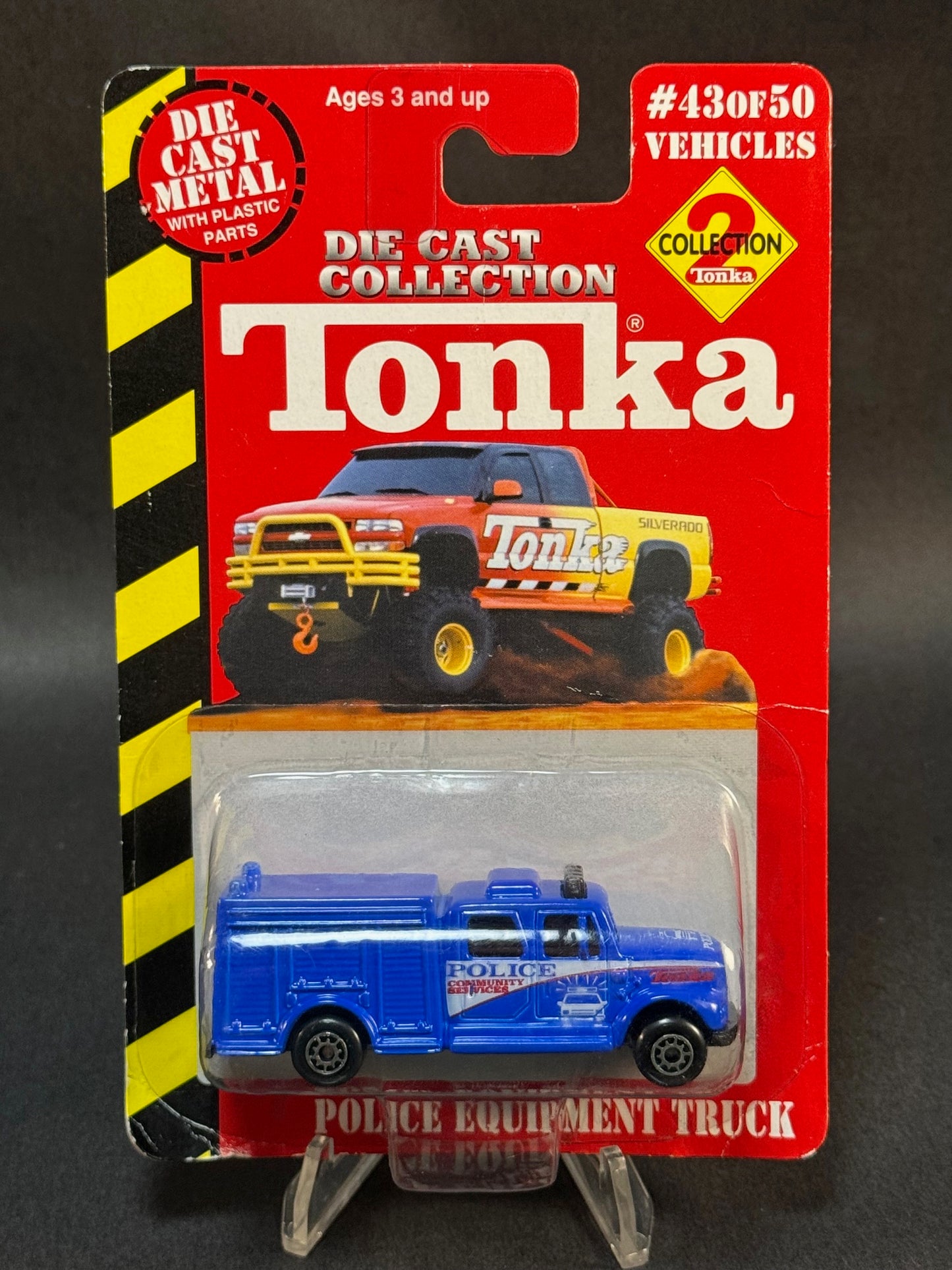 2000 Maisto Tonka Collection 2 #43 of 50 Police Equipment Truck, Blue