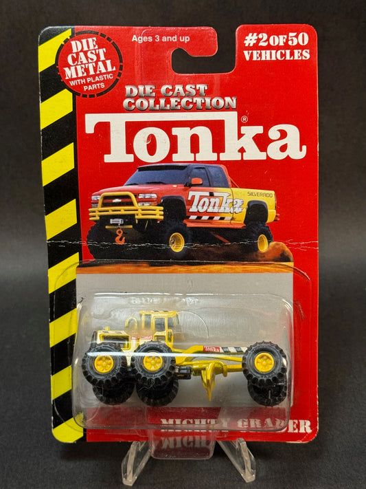 1999 Maisto Tonka #2 of 50 Mighty Grader, Yellow