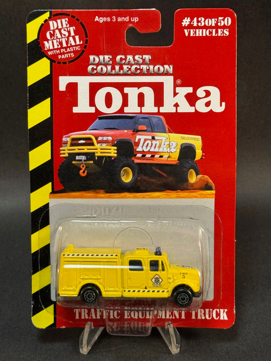 1999 Maisto Tonka #43 of 50 Traffic Equipment Truck, Yellow