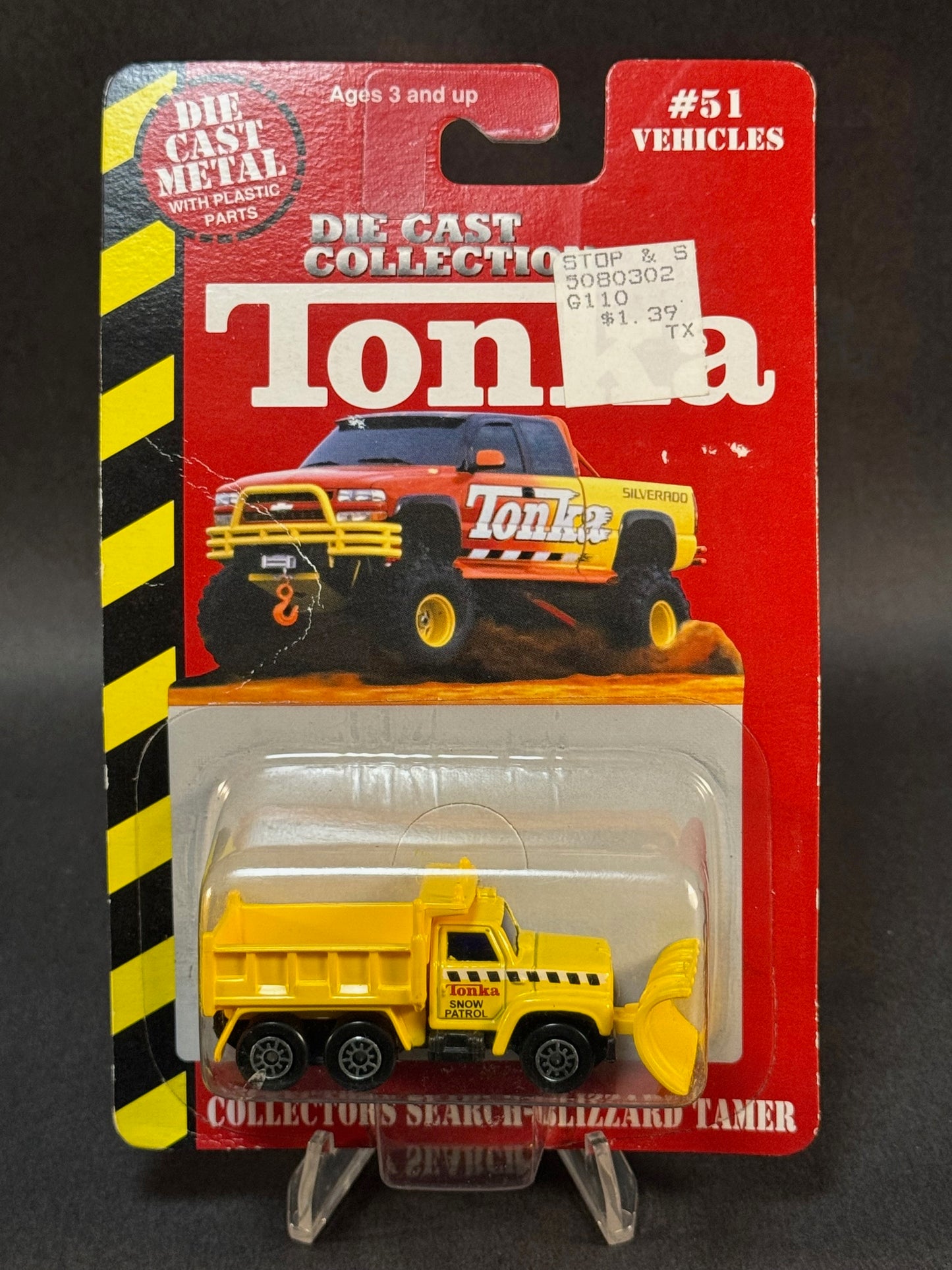 1999 Maisto Tonka #51 of 50 Collector's Search Blizzard Tamer, Yellow