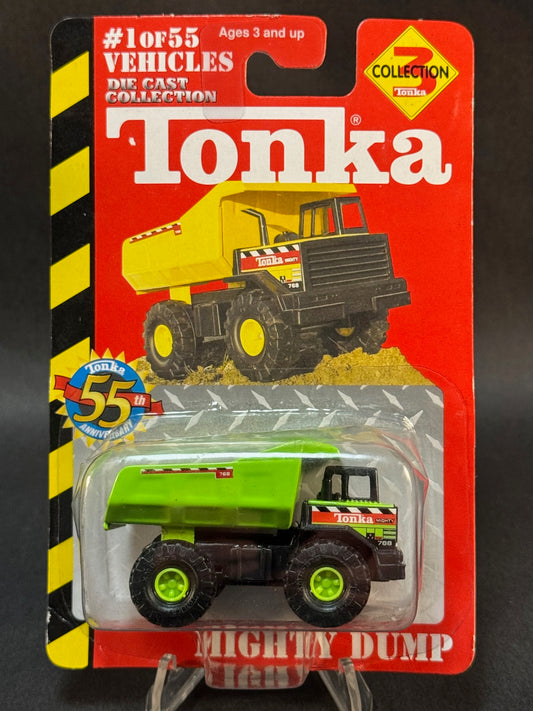 2002 Maisto Tonka Collection 3 #1 of 55 Mighty Dump, Green