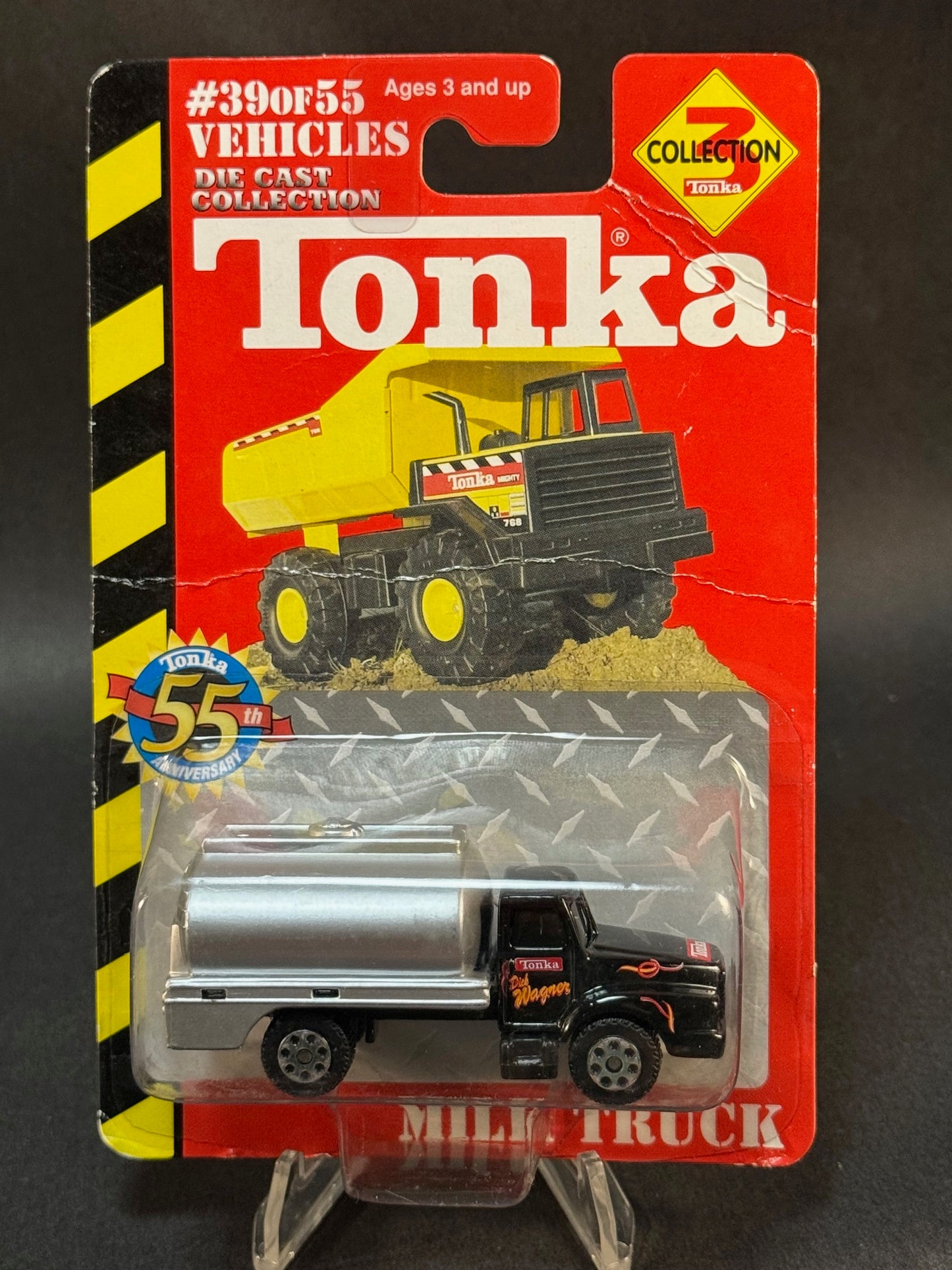 2002 Maisto Tonka Collection 3 #39 of 55 Milk Truck, Black