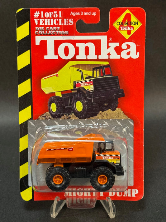 2002 Maisto Tonka Collection 4 #1 of 51 Mighty Dump, Orange