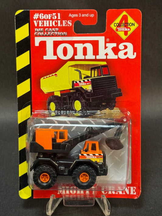 2002 Maisto Tonka Collection 4 #6 of 51 Mighty Crane, Orange