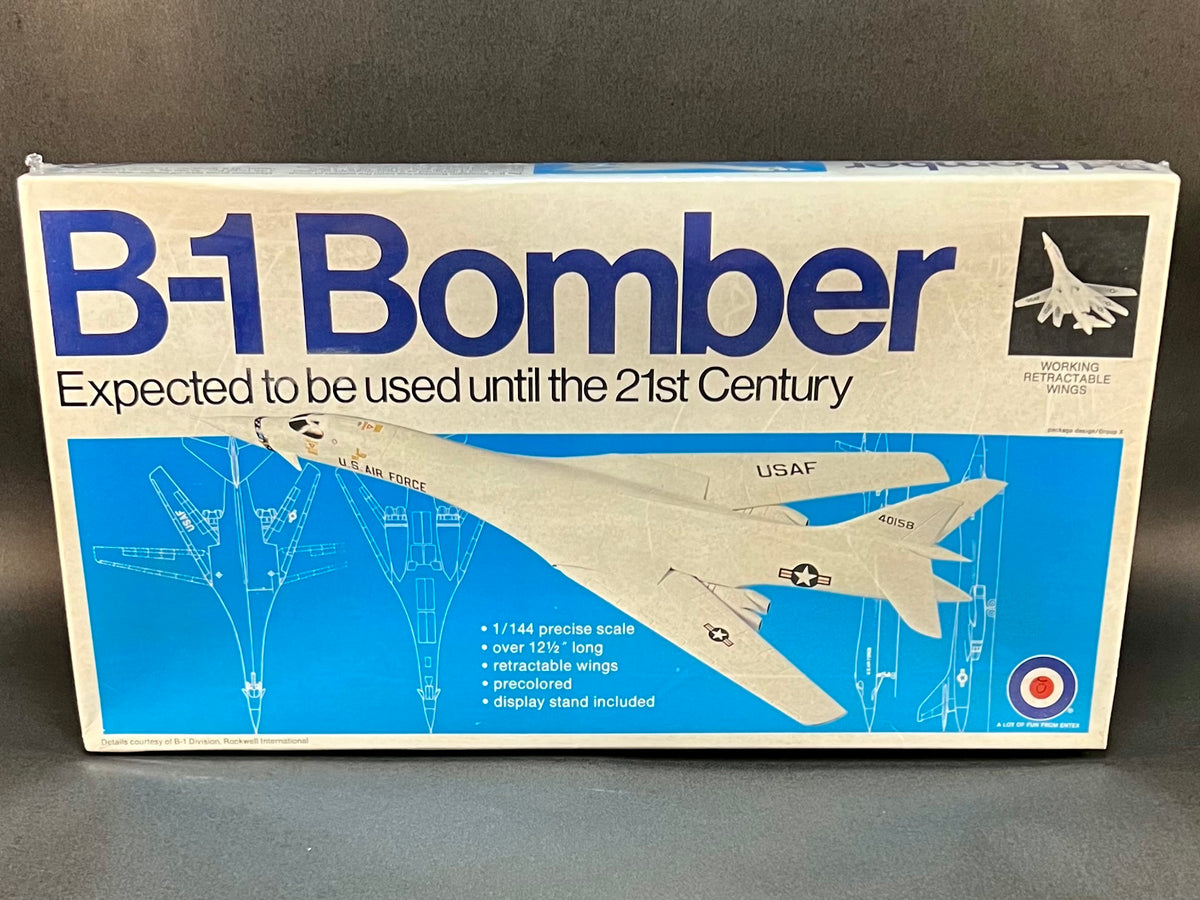 Entex Dc 8 Model 1974 Entex Model Kit 8505 1:144 Scale B-1 Bomber – Plutonium Garage