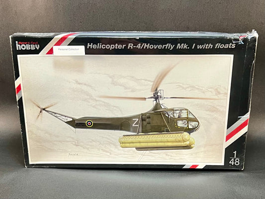 Special Hobby Model Kit SH 48030 1:48 Scale Helicopter R-4/Hoverfly Mk.I with Floats