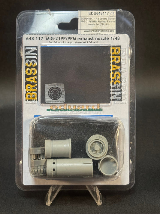 2012 Eduard Brassin 648 117 1:48 Scale MiG-21PF/PFM Exhaust Nozzle for Eduard Kit