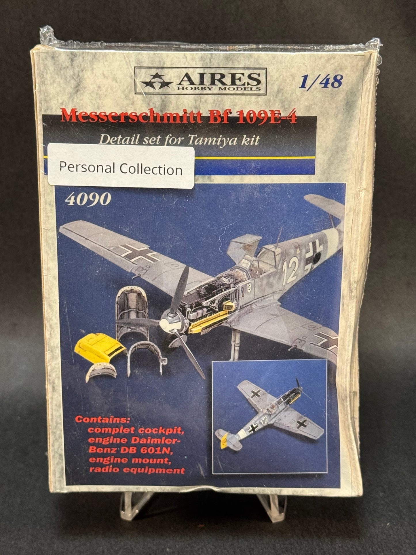 2010 Aires Hobby 4090 1:48 Scale Messerschmitt Bf 109E-4 Detail Set for Tamiya Kit