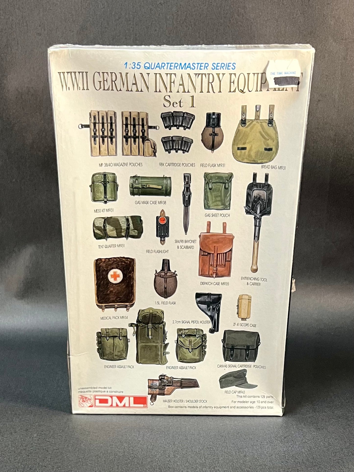 DML Model Kit 3807 1:35 Scale WWII German Infantry Equipment Set 1