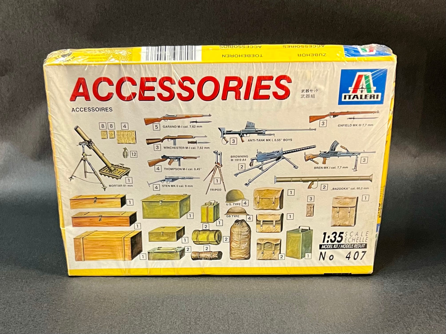 Italeri Model Kit 407 1:35 Scale (Allied) Accessories