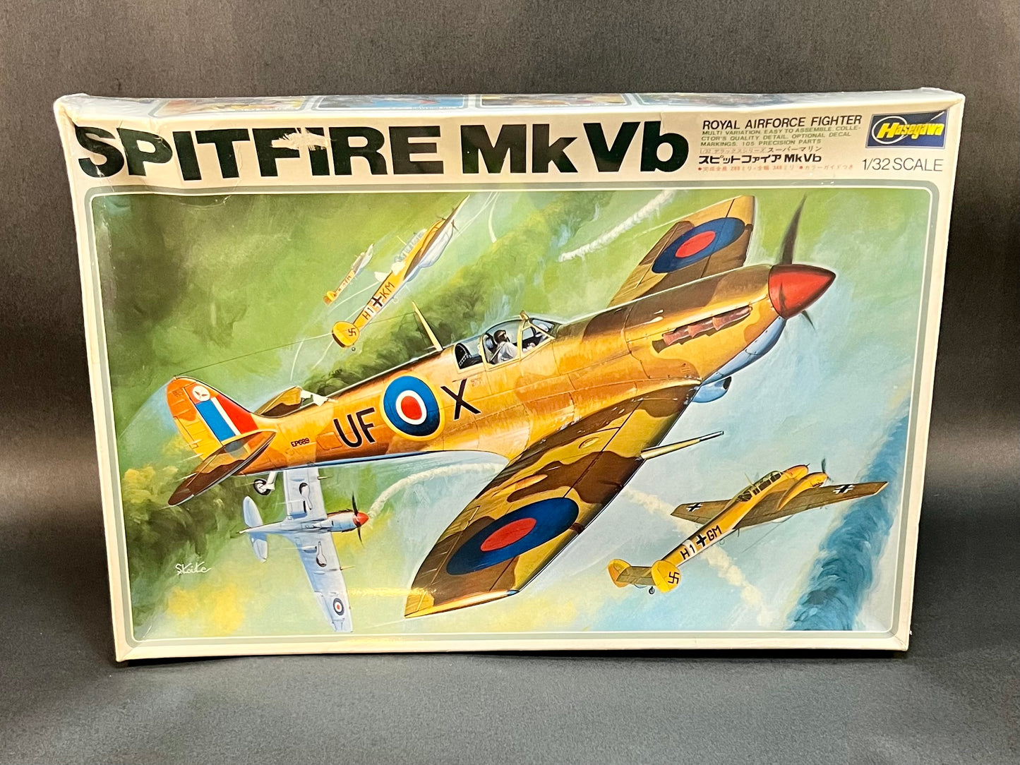 Hasegawa Model Kit S18 1:32 Scale Spitfire Mk Vb Royal Airforce Fighter