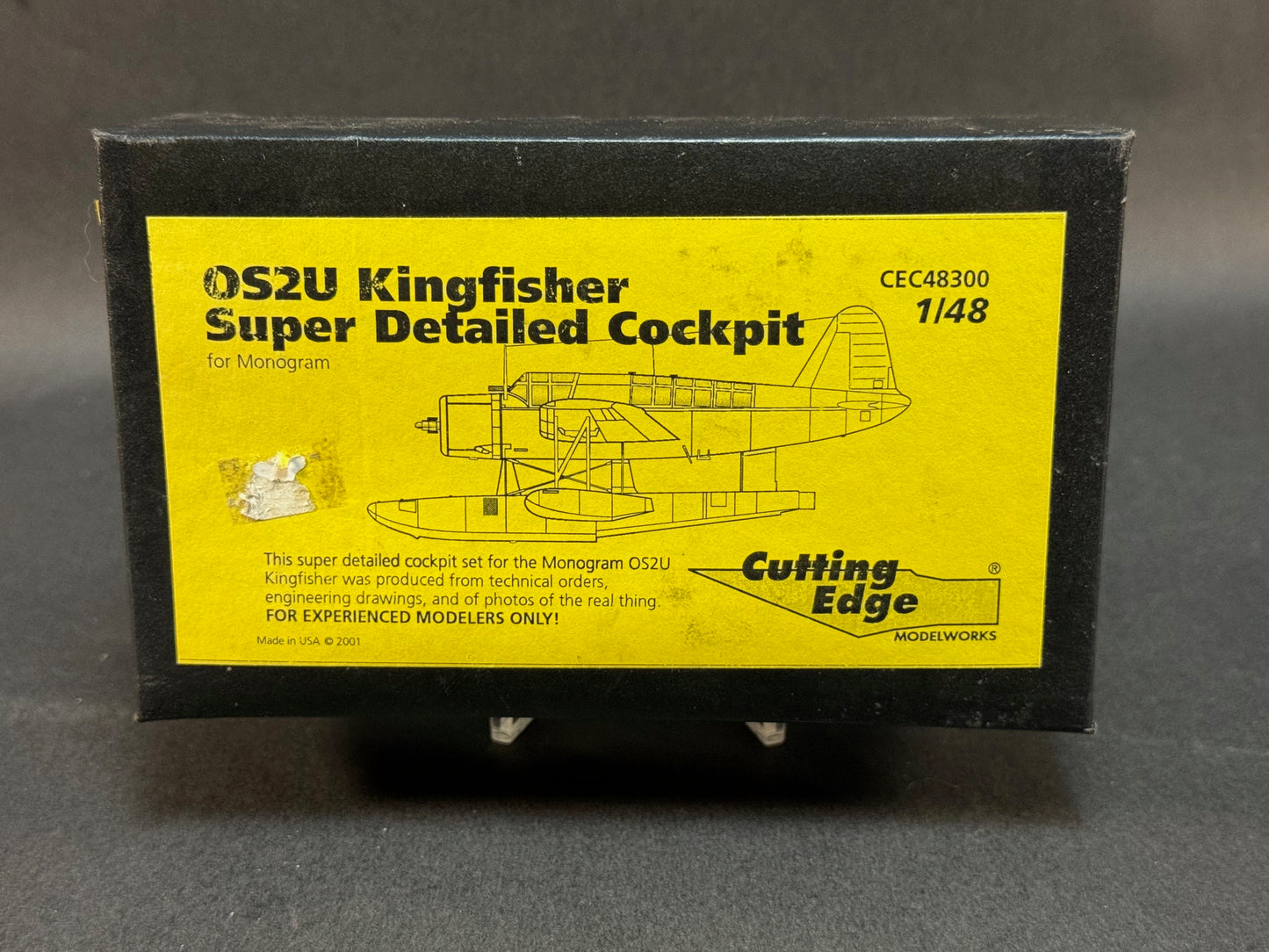 2001 Cutting Edge CEC48300 1:48 OS2U Kingfisher Super Detailed Cockpit PLUS Corrected Floats