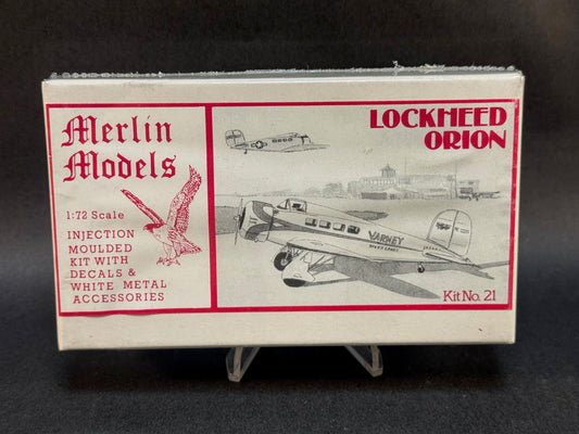 1985 Merlin Models Kit 21 1:72 Scale Lockheed Orion