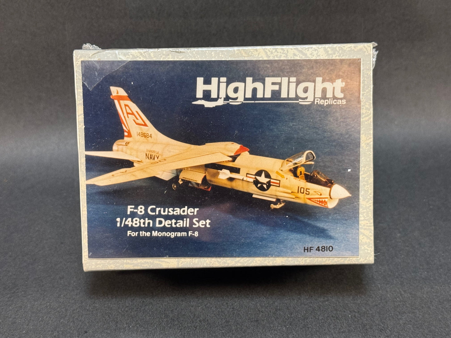 1988 HighFlight Replicas HF-4810 1:48 Scale F-8 Crusader Detail Set for the Monogram F-8