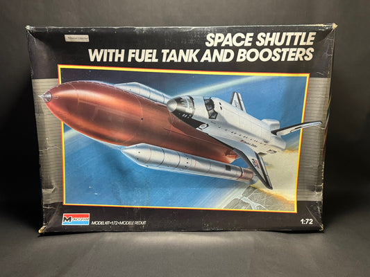 Monogram Model Kit 5900 1:72 Scale Space Shuttle With Fuel Tank and Boosters