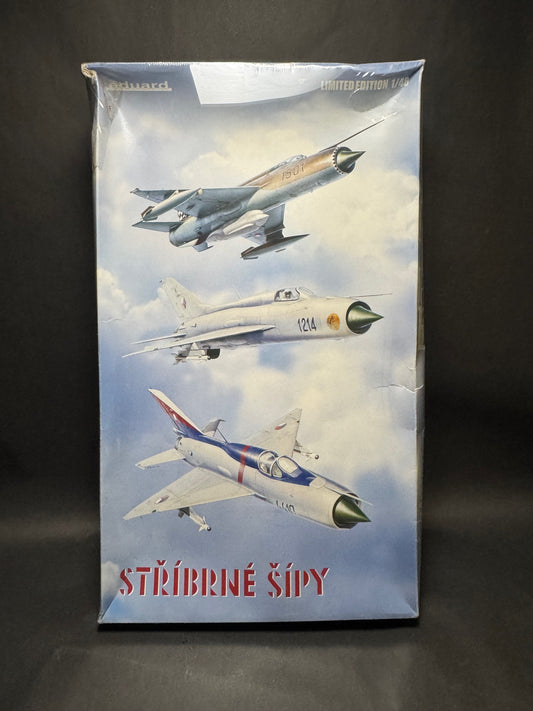 Eduard Model Kit 1187 1:48 Scale Silver Arrows MiG-21 Fishbed