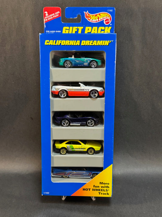 1996 Hot Wheels 5 Car Gift Pack- California Dreamin'