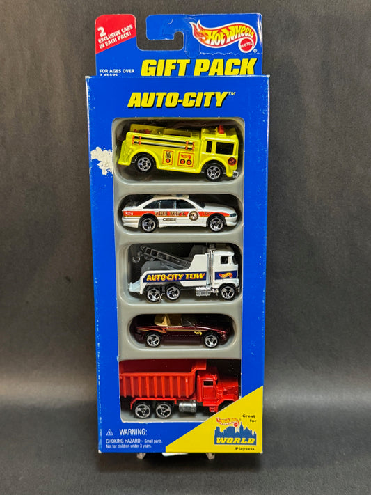 1996 Hot Wheels 5 Car Gift Pack Auto-City