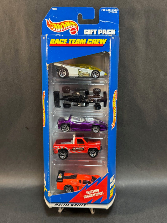 1997 Hot Wheels 5 Car Gift Pack- Race Team Crew