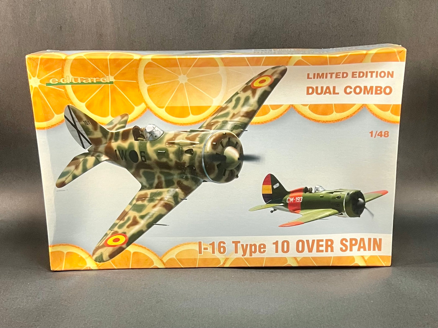 Eduard Model Kit 1160 1:48 Scale I-16 Type 10 Over Spain