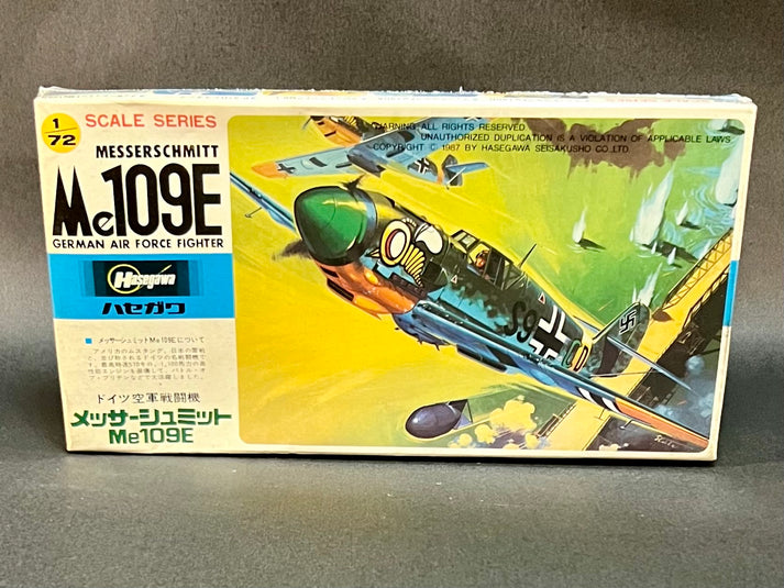 Hasegawa Model Kit A9 1:72 Scale Messerschmitt Me109E – Plutonium Garage