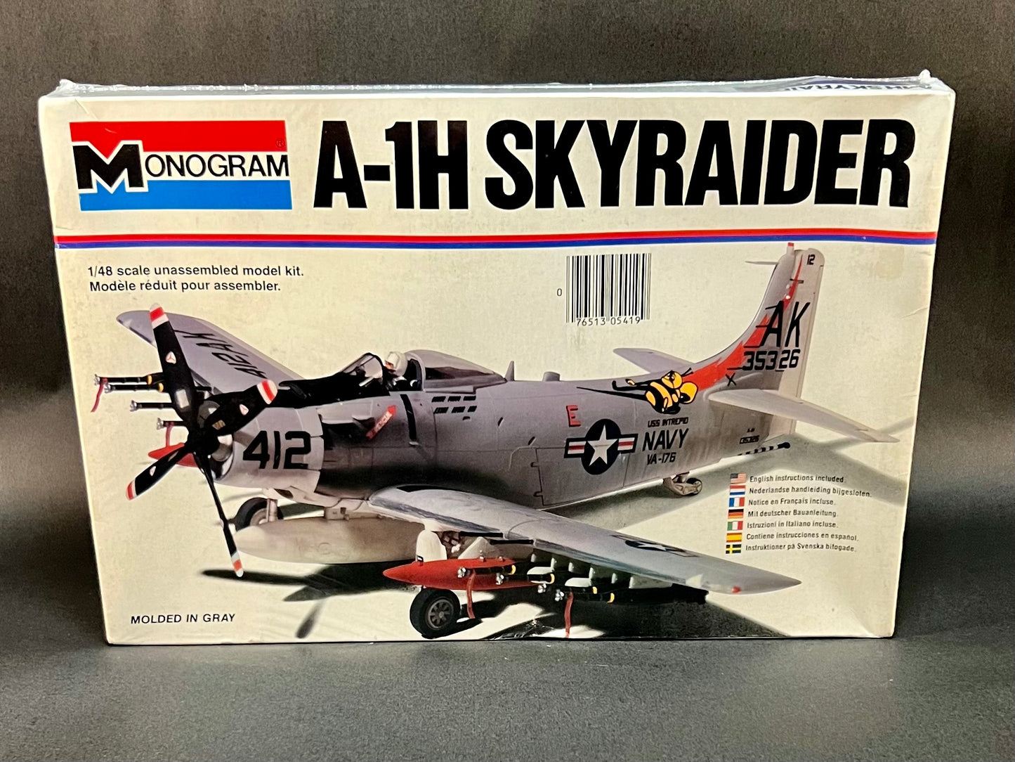 Monogram Model Kit 5419 1:48 Scale A-1H Skyraider