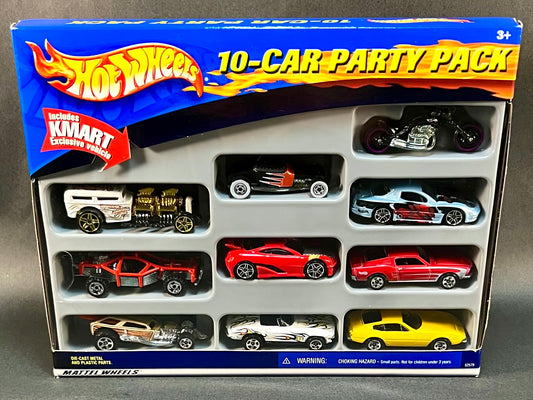 Hot Wheels 10-Car Party Pack with K-Mart Exclusive