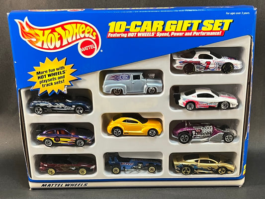 Hot Wheels 10 Car Gift Set Vintage 1999