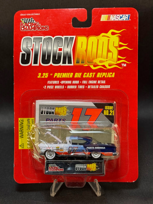 1997 Racing Champions NASCAR Stock Rods Issue No. 21 Parts America Darrell Waltrip #17 **Melted Blister (Copy)