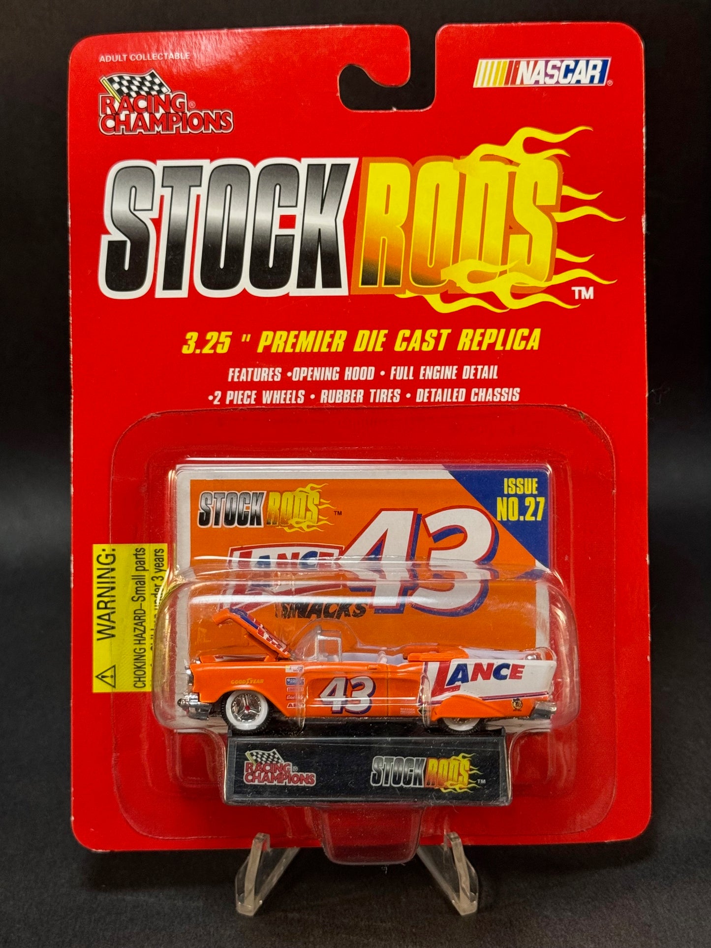 1997 Racing Champions NASCAR Stock Rods Issue No. 27 Lance Snacks #43