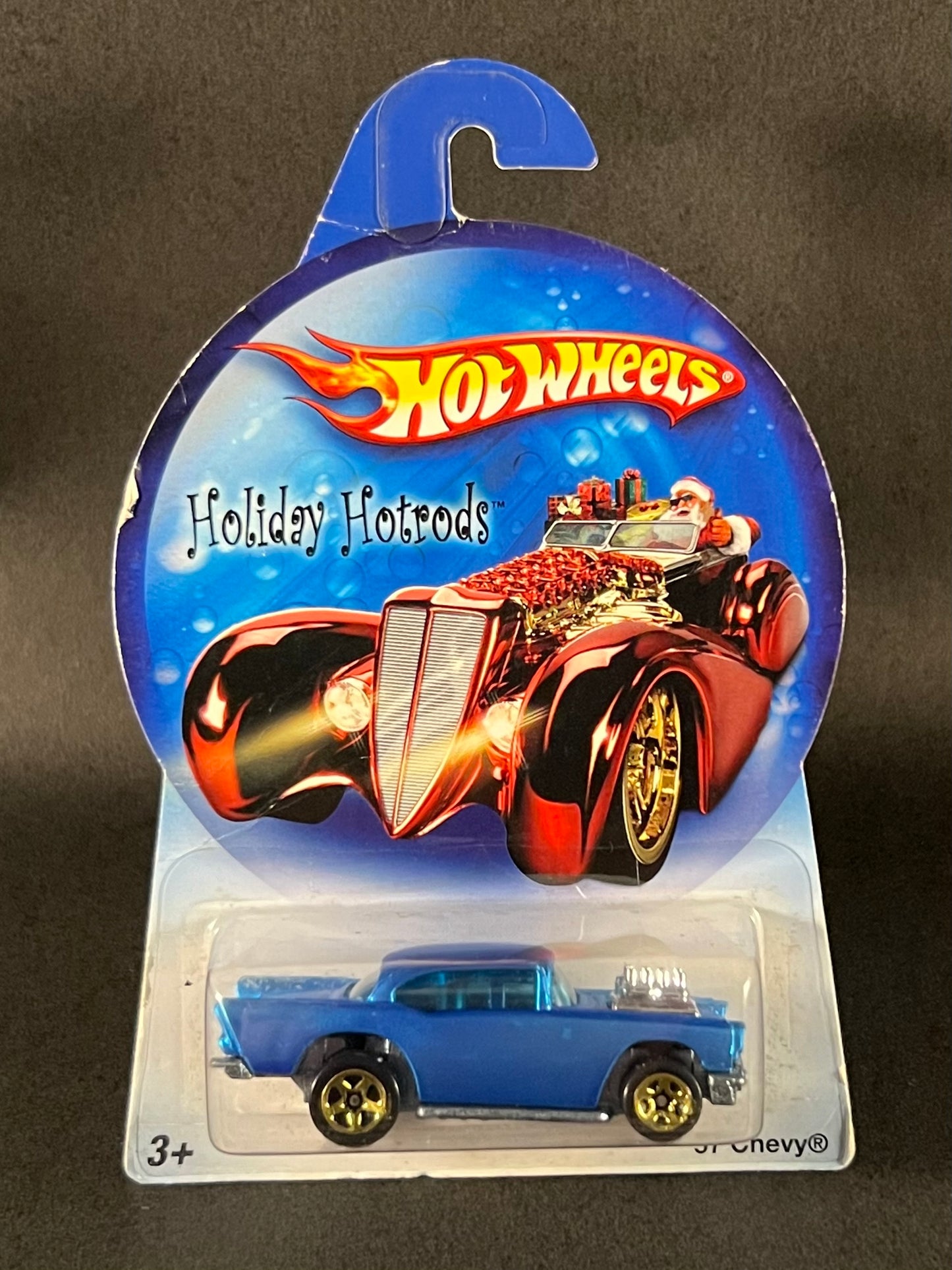 Hot Wheels 2006 Holiday Hotrods '57 Chevy Blue