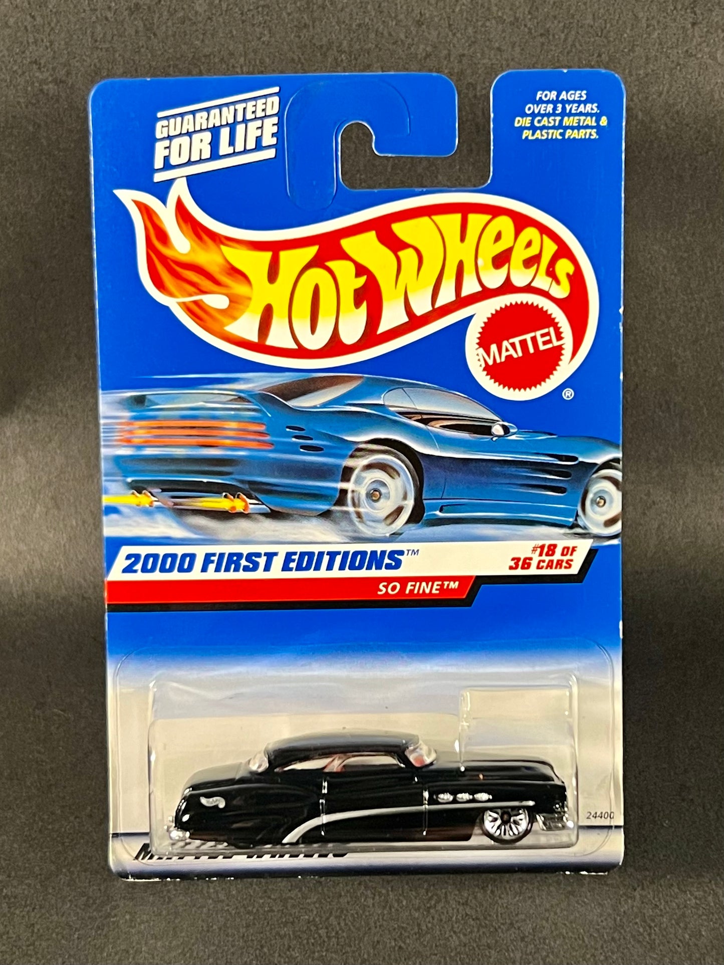 Hot Wheels #078 2000 First Editions So Fine Black